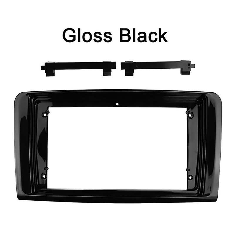 9 Inch Car Radio Fascias for 06-10 ML W164 Dashboard Installation Trim Kit Frame Stereo Panel GPS Pl