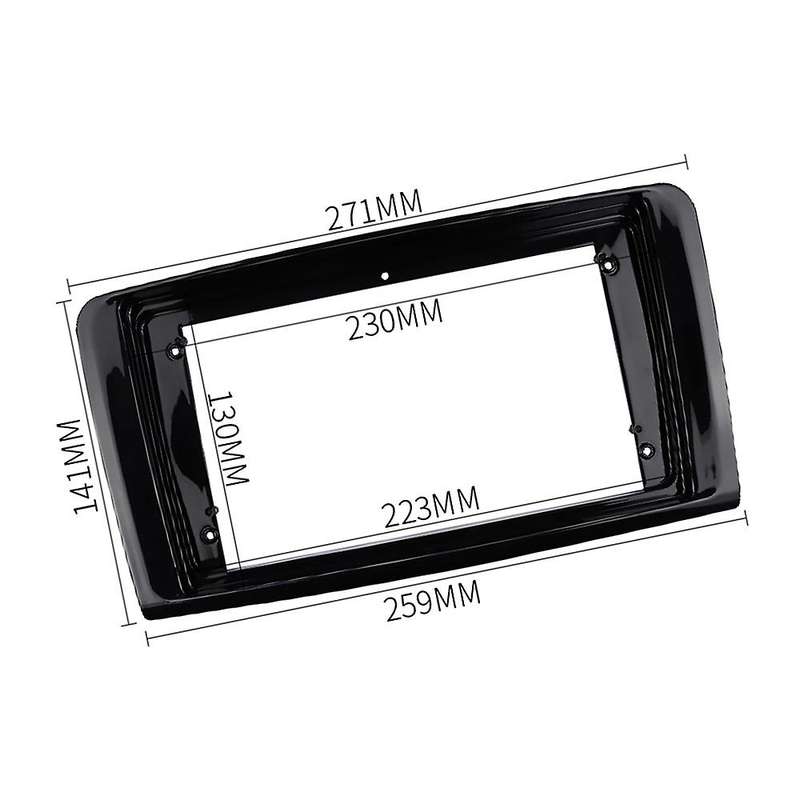 9 Inch Car Radio Fascias for 06-10 ML W164 Dashboard Installation Trim Kit Frame Stereo Panel GPS Pl