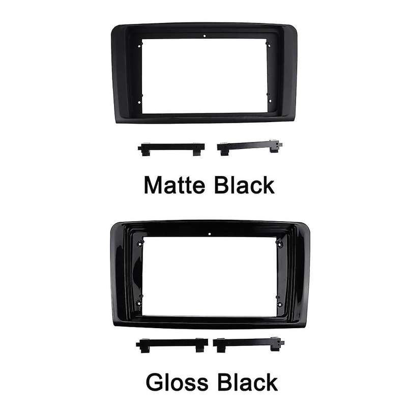 9 Inch Car Radio Fascias for 06-10 ML W164 Dashboard Installation Trim Kit Frame Stereo Panel GPS Pl