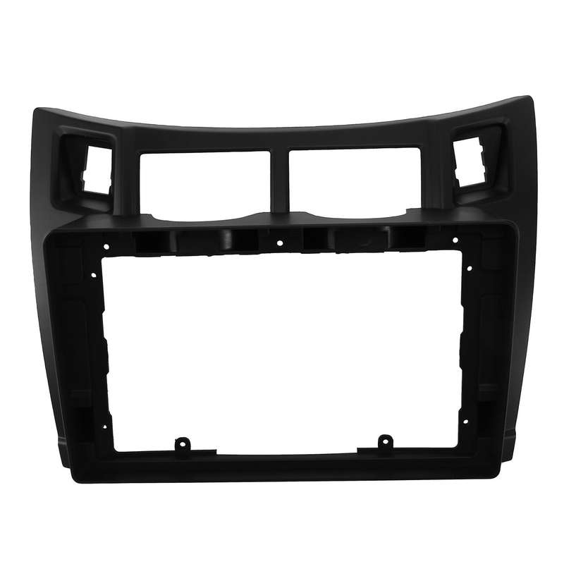9 Inch Car Radio Fascia Trim Kit, 2 Din Dash Panel DVD Frame Install Kit for Yaris 2005-2011