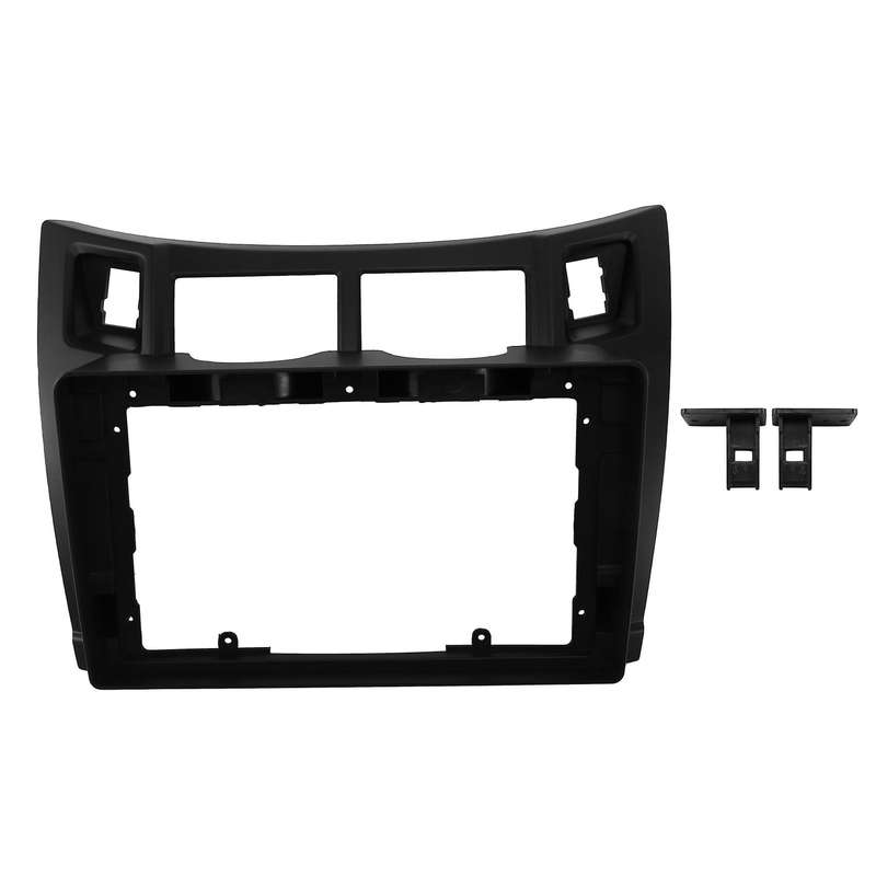 9 Inch Car Radio Fascia Trim Kit, 2 Din Dash Panel DVD Frame Install Kit for Yaris 2005-2011