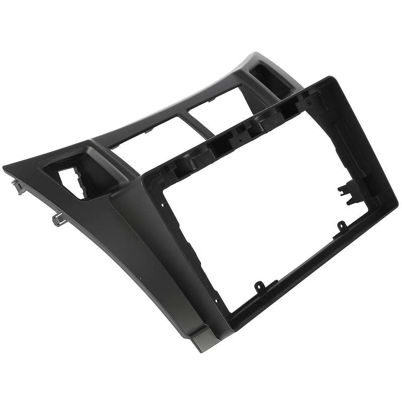 9 Inch Car Radio Fascia Trim Kit, 2 Din Dash Panel DVD Frame Install Kit with Power Cable for Yaris