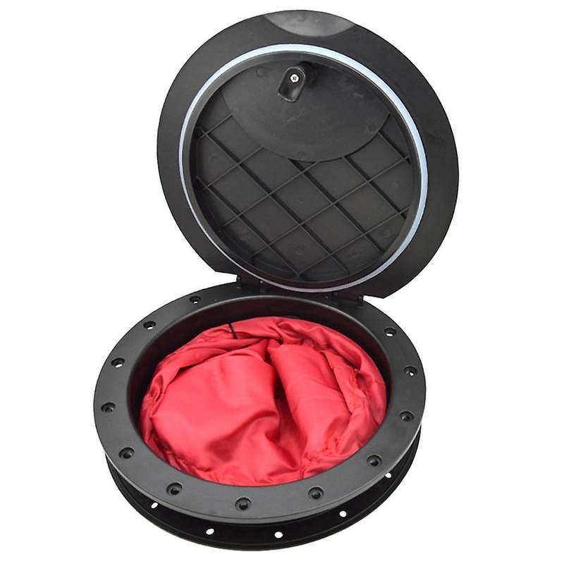 9 Inch Marine Hatch Cover Pull Out Deck Plate Hole Deck Plate Kit Detachable Cover for Kayaking Mari