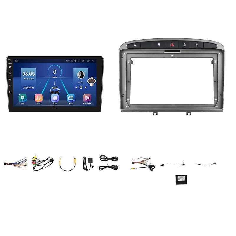 9 Inch Carplay Car Radio 2 DIN Multimedia Video Player for 408 2010-2016 Navigation WIFI Bluetooth