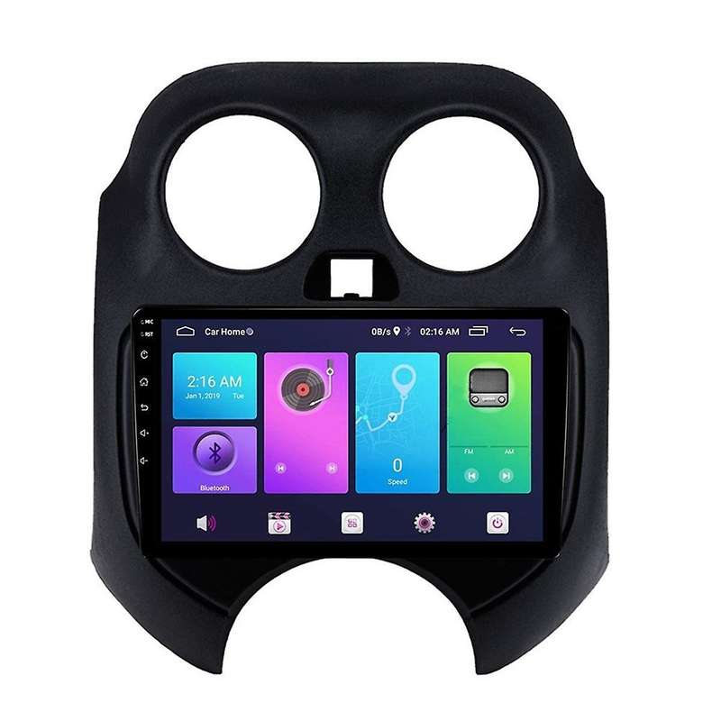 9 Inches Car Screen Frame Car Dashboard Panel Frame Radio Fascia for March2011-2015 Model Auto Repla
