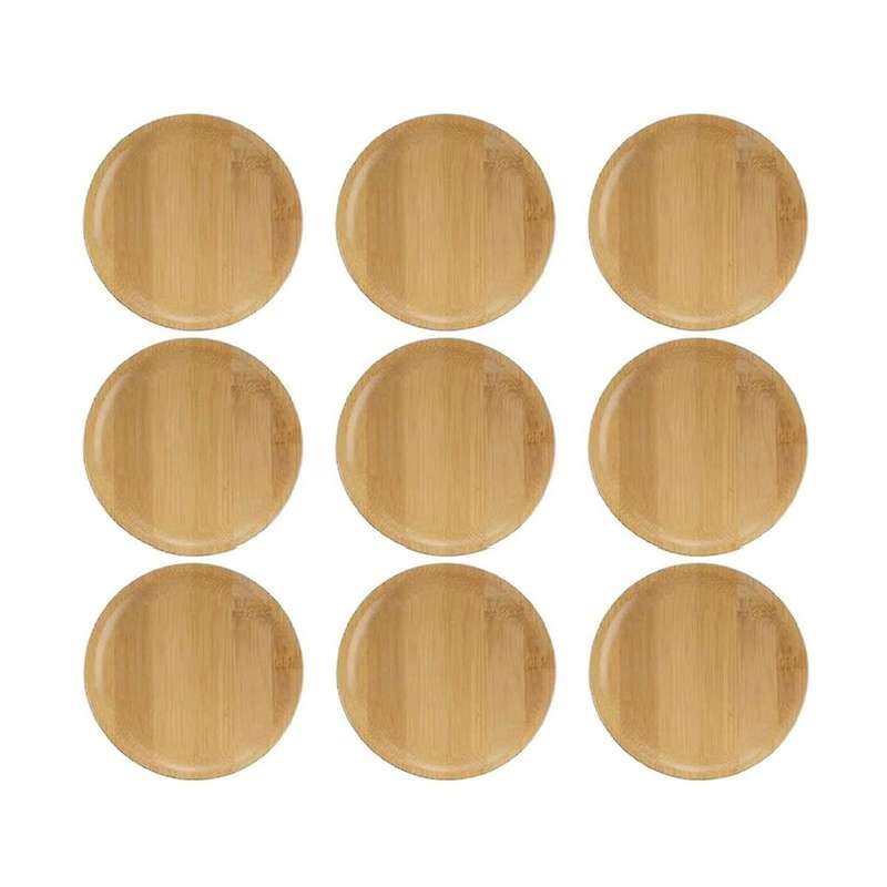 9 Pcs Wine Glass Charcuterie Topper, Charcuterie Wine Glass Topper, Bamboo Wine Glass Topper Wine Gl