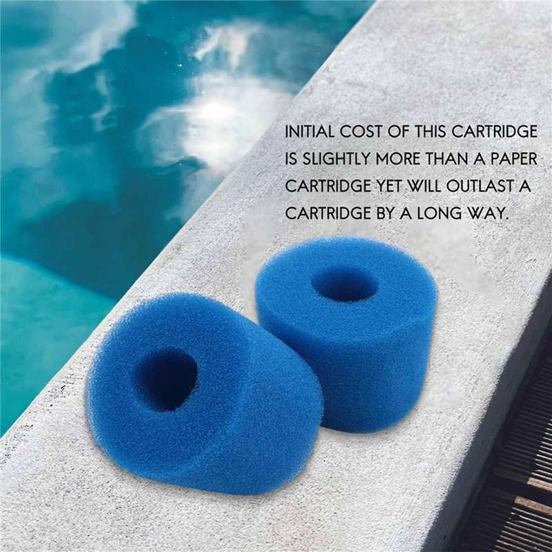9 Pcs Filter Sponge Compatible Intex S1 Type Pure Spa Foam Hot Tub Filter