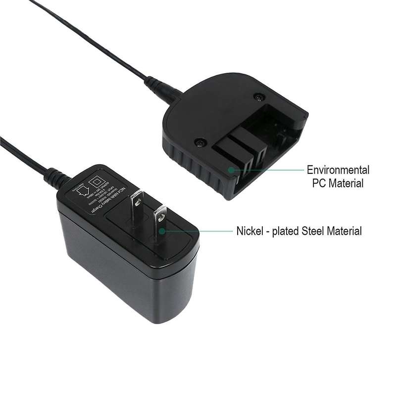 9.6V-18V Charger Compatible Black & Decker Ni-Cd Ni-Mh A18 Hpb18 A14 Us Plug