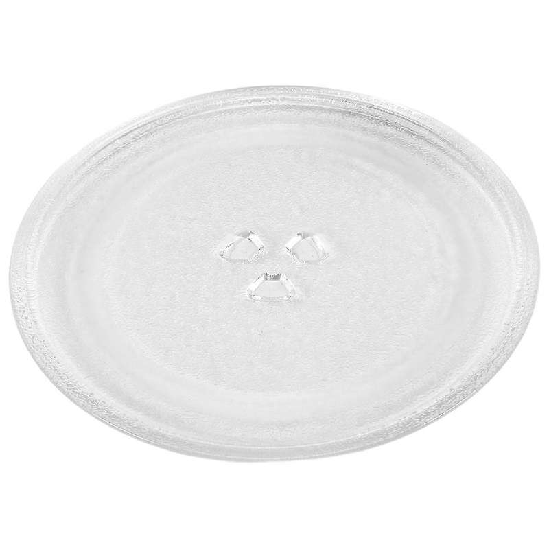 9.6 Inch Plate Spare Dish Durable Universal Turntable Glass Plates Round Replacement Plate