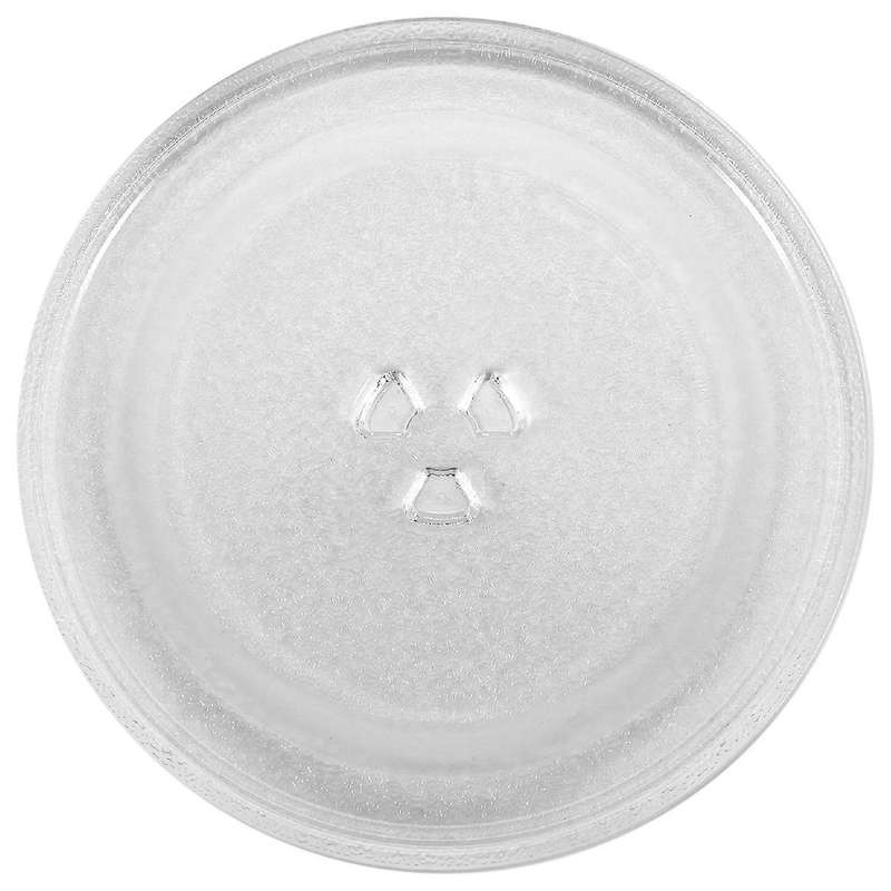 9.6 Inch Plate Spare Dish Durable Universal Turntable Glass Plates Round Replacement Plate
