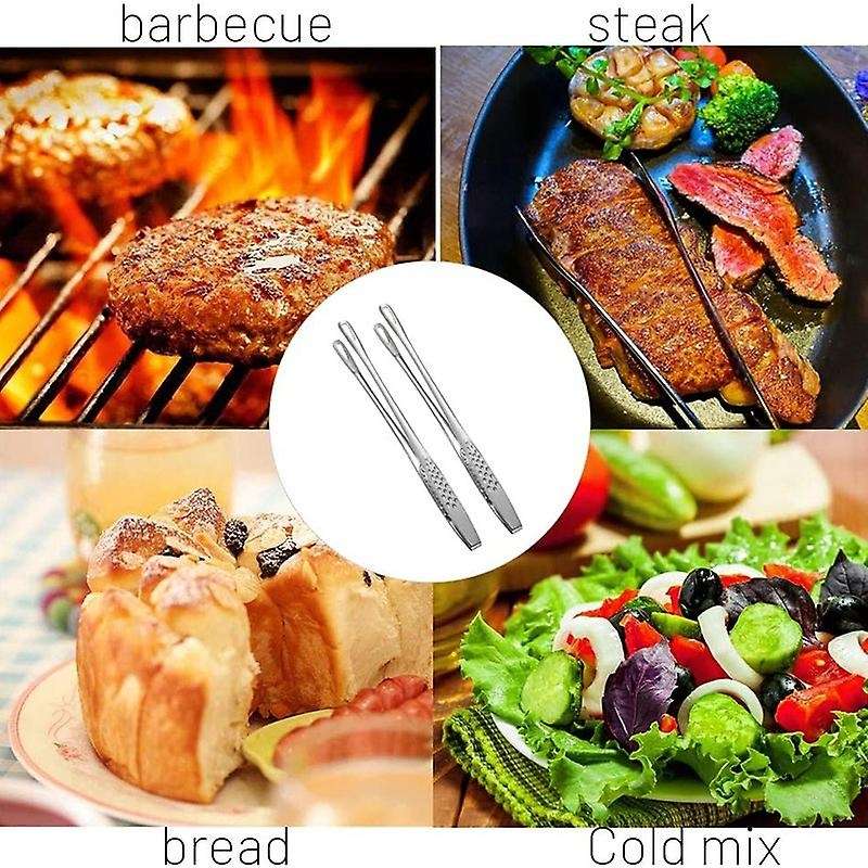 9.4-Inch Tweezer Tongs,Kitchen Tweezer Tongs,Extra-Long Stainless Steel Tweezers Tongs,Long Food Ton