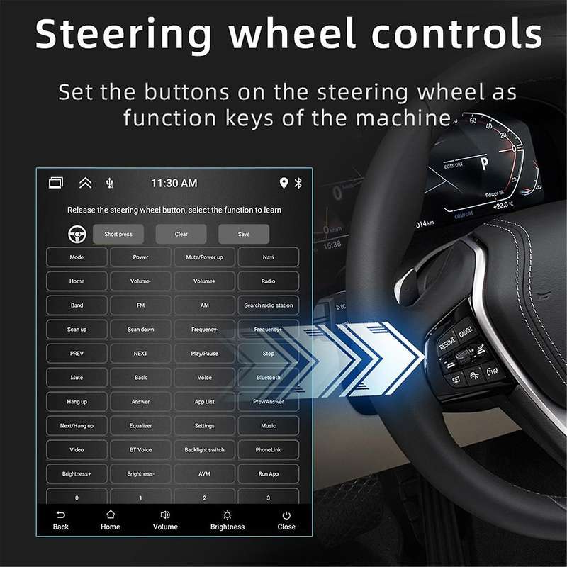 9.7inch Car Vertical Navigation Screen Wireless Carplay&android Auto Car Portable Automatic Multimed
