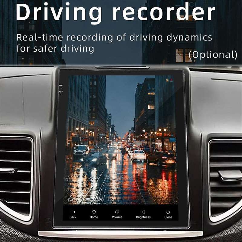 9.7inch Car Vertical Navigation Screen Wireless Carplay&android Auto Car Portable Automatic Multimed