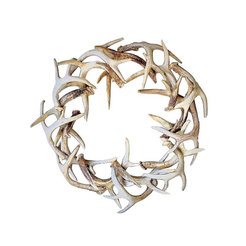 9.8inch Faux Wreath, Handmade Rustic Farmhouse Wreath to Add Of Nature Indoors for Front Door