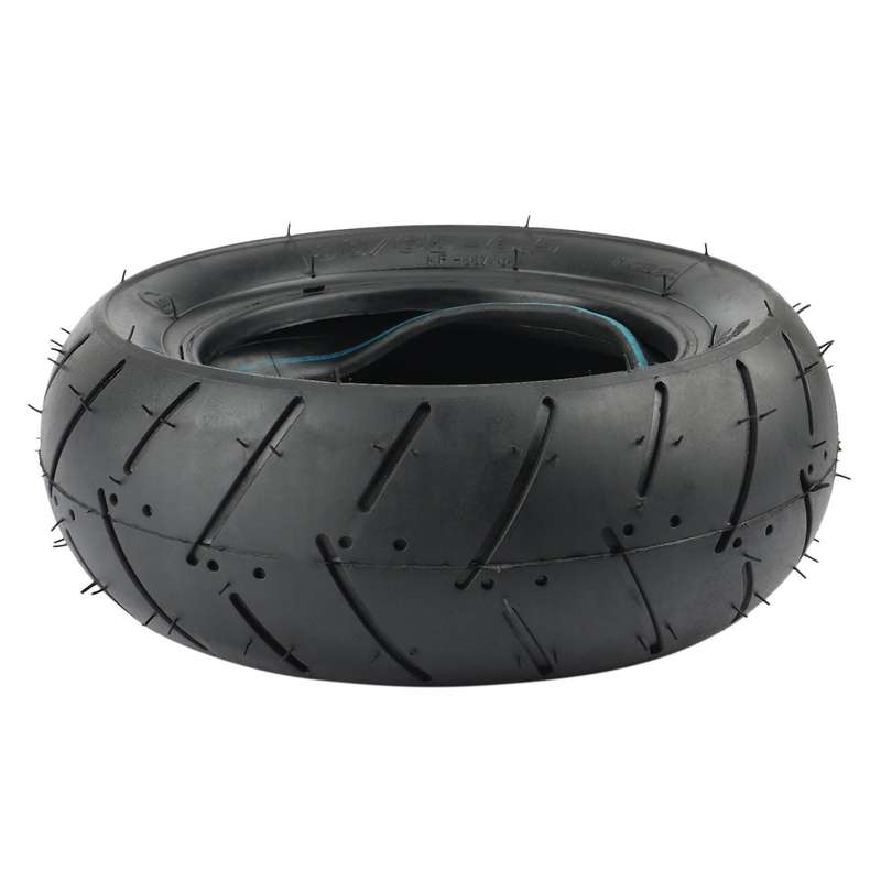 90/65-6.5 Front Tire Tyre Inner Tube Bent Valve Fits 49Cc Mini Dirt Bike E Scooter Mini Motor