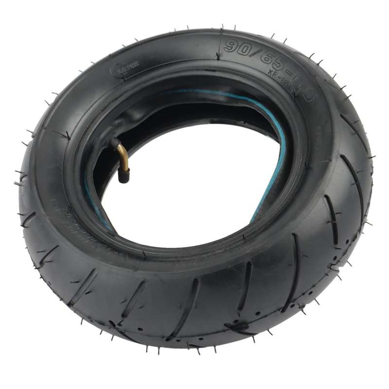 90/65-6.5 Front Tire Tyre Inner Tube Bent Valve Fits 49Cc Mini Dirt Bike E Scooter Mini Motor
