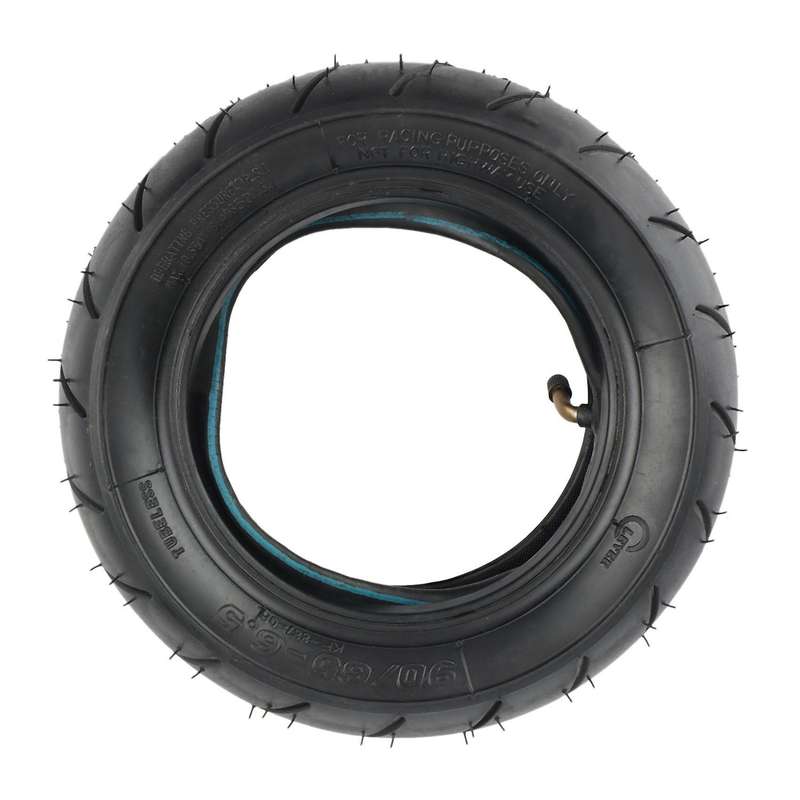 90/65-6.5 Front Tire Tyre Inner Tube Bent Valve Fits 49Cc Mini Dirt Bike E Scooter Mini Motor