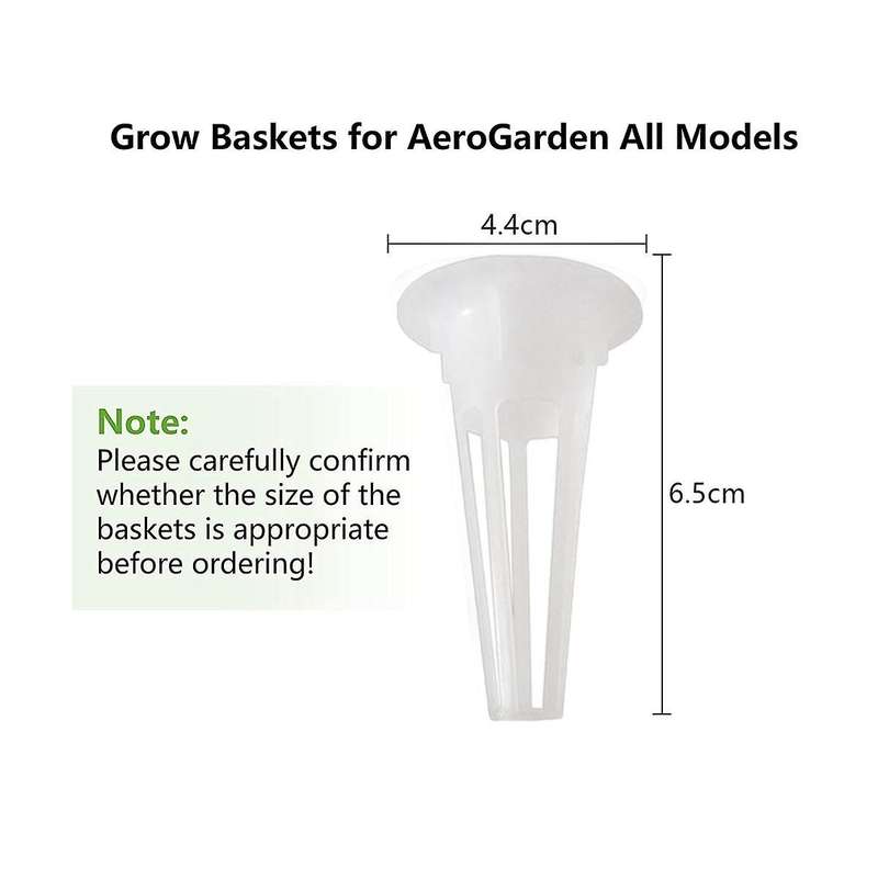 90 Pack Replacement Grow Baskets, Seed Pod Baskets Hydroponics Baskets, Durable Plastic Plant Growi