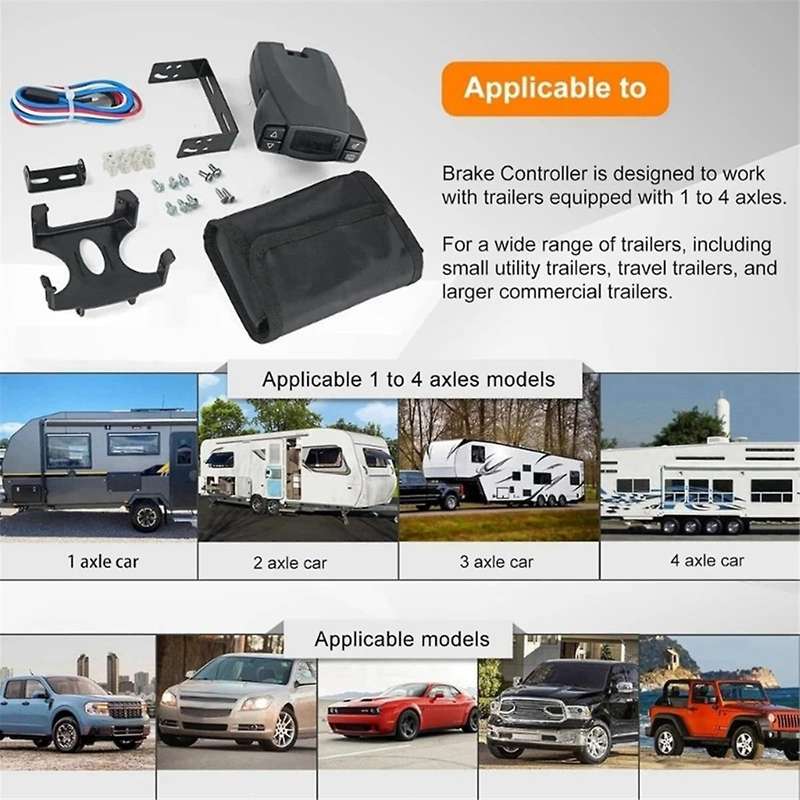 90195 Truck Brake Controller Brake Control Module for P3 Electric Proportional Trailer Brake Control