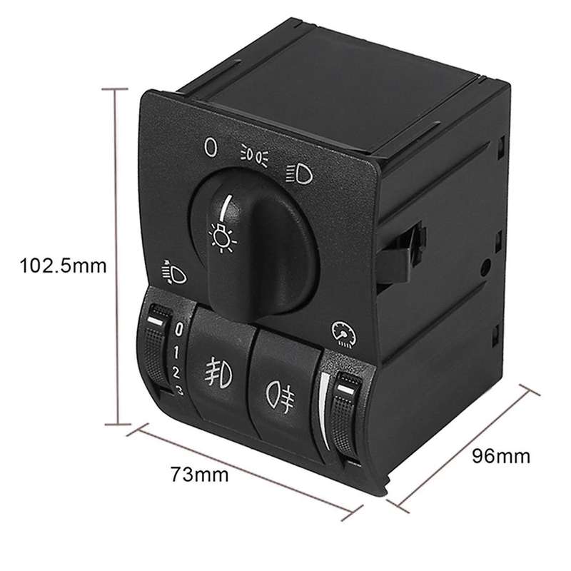 904376950 Automobile Headlight Switch Fog Lamp Main Lamp Switch Assembly Auto Parts for Opel