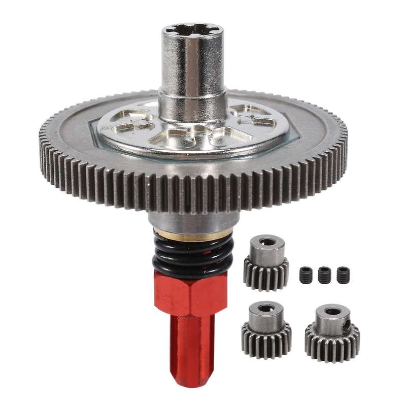 91t Spur Gear Slipper Clutch 21t 19t 17t Gear Set,red