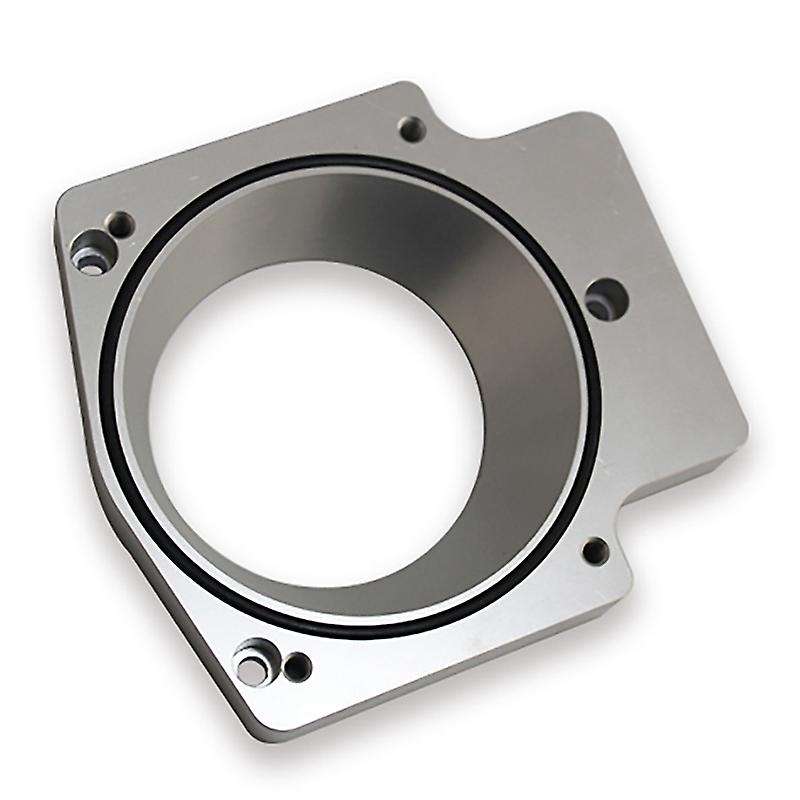 92MM Throttle Body Spacer Manifold Adapter Plate for Legacy LS1 LS6 LSX Silver