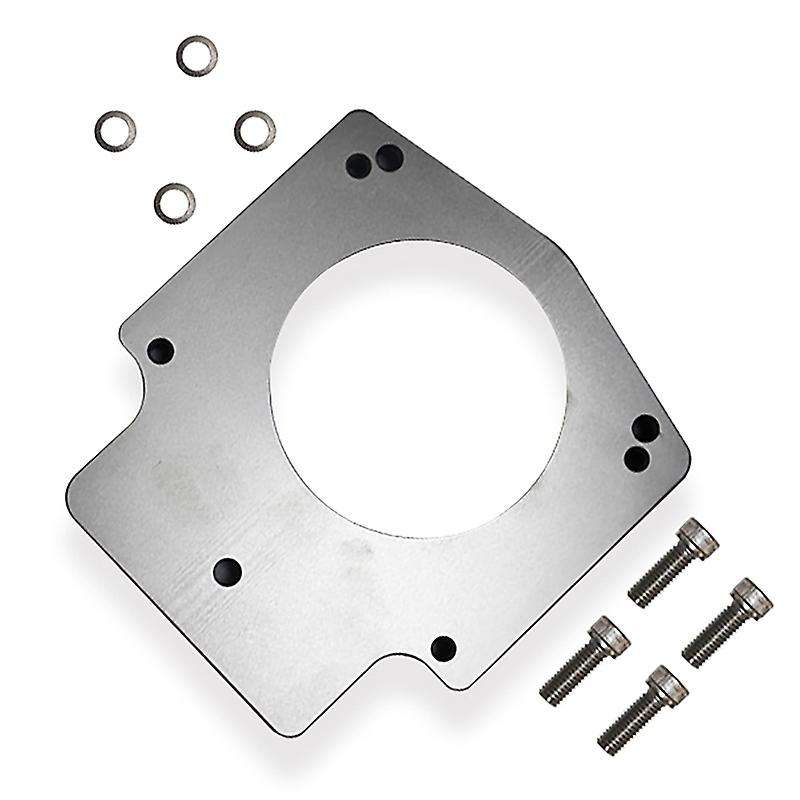 92MM Throttle Body Spacer Manifold Adapter Plate for Legacy LS1 LS6 LSX Silver