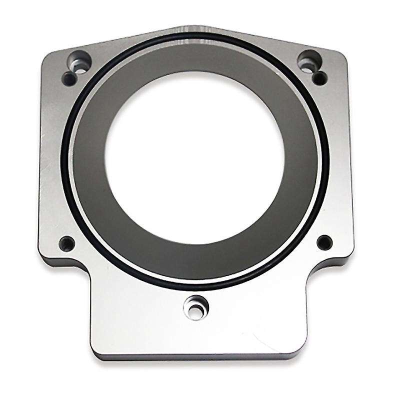 92MM Throttle Body Spacer Manifold Adapter Plate for Legacy LS1 LS6 LSX Silver