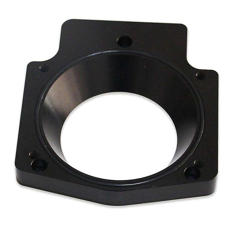 92MM Throttle Body Spacer Manifold Adapter Plate for Legacy LS1 LS6 LSX, Black