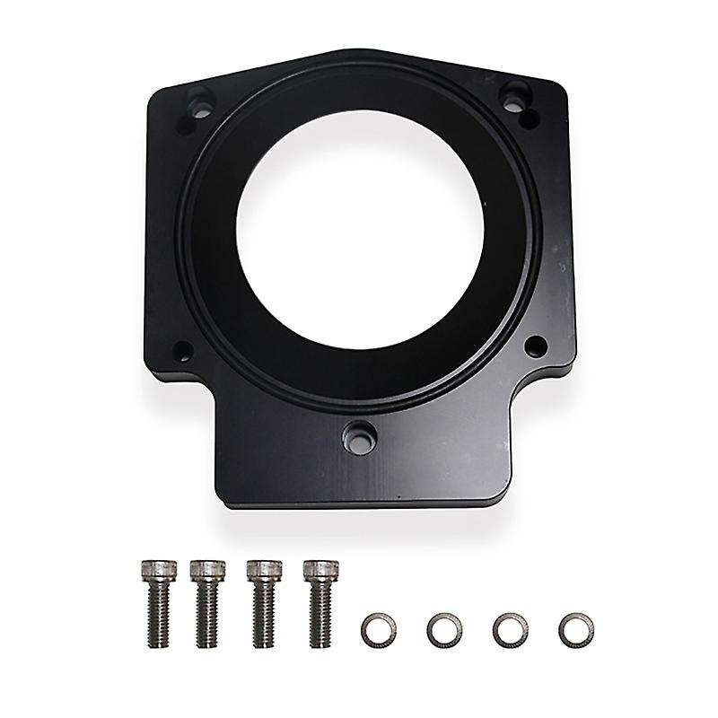 92MM Throttle Body Spacer Manifold Adapter Plate for Legacy LS1 LS6 LSX, Black