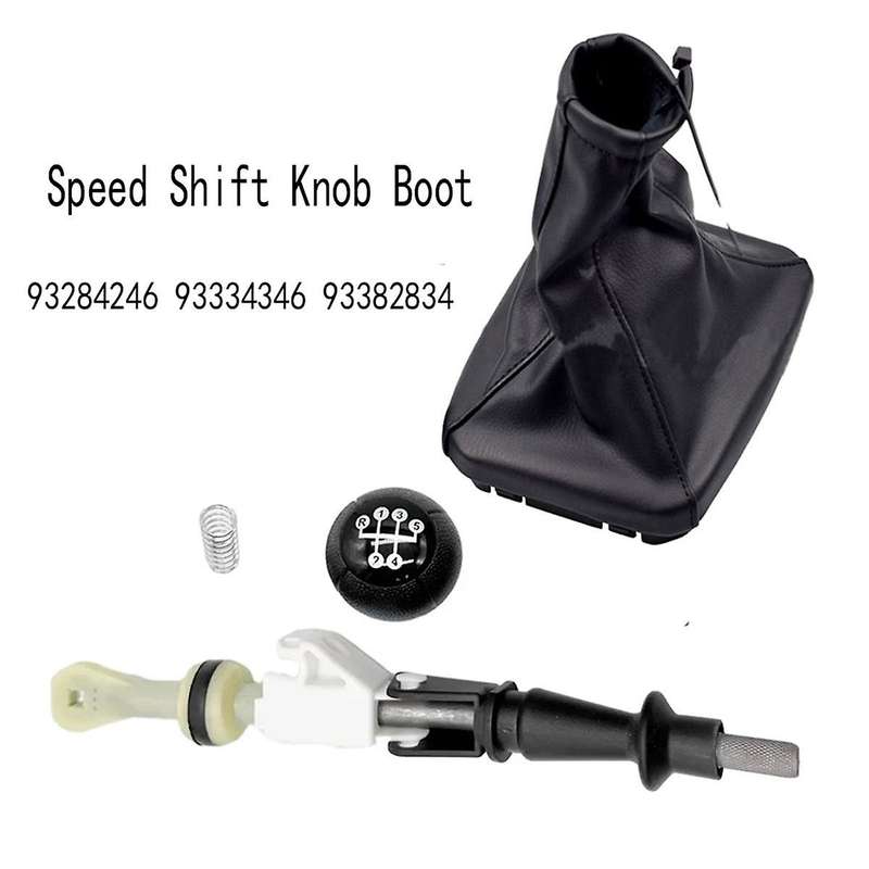 93382834 Gear Shifter Knob Gaiter Stick Head for C1 C2 C3 Opel Speed Shift Knob Boot 93284246 933343