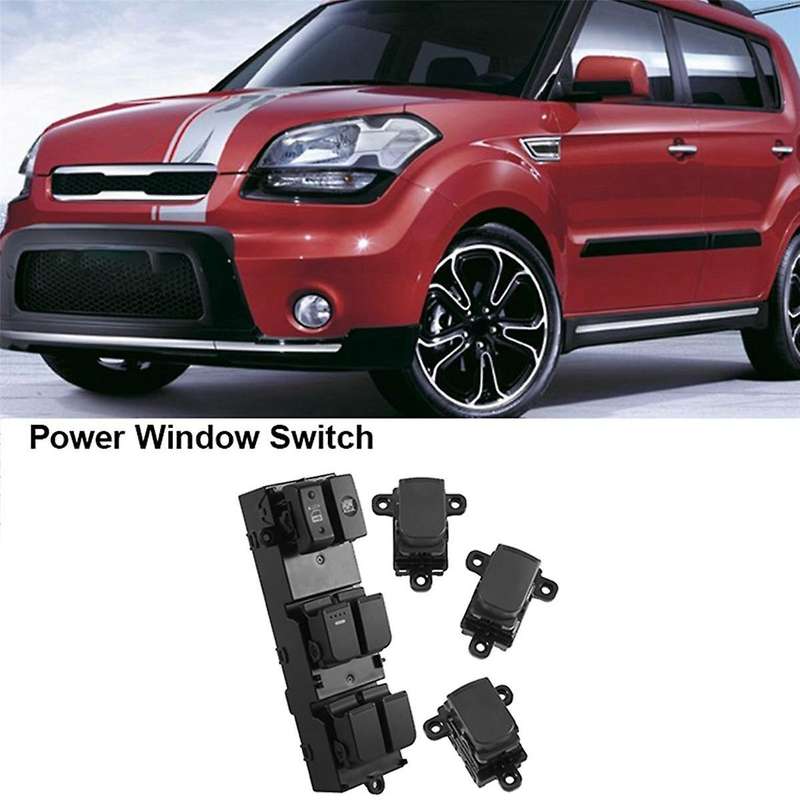 93570-2x000 93580-2k000 Car Power Window Switch for Soul 2010-2013 Front Left Front Right Rear Left