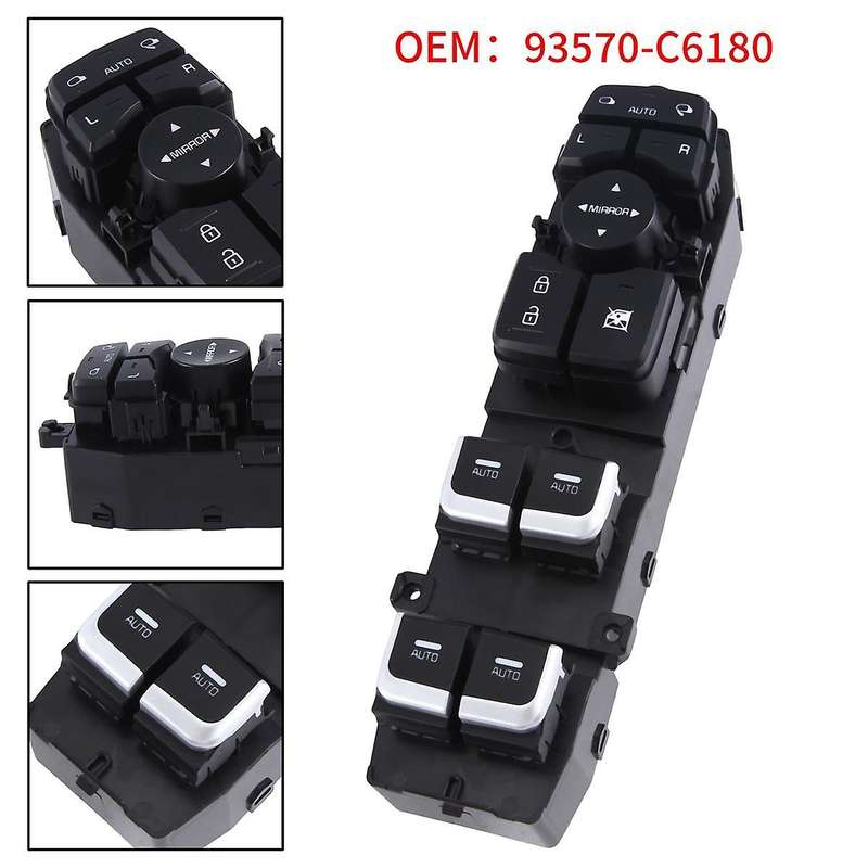 93570-c6180 Car Driver Side Left Power Window Main Switch Auto for Sorento 2014-2018 93570c6180