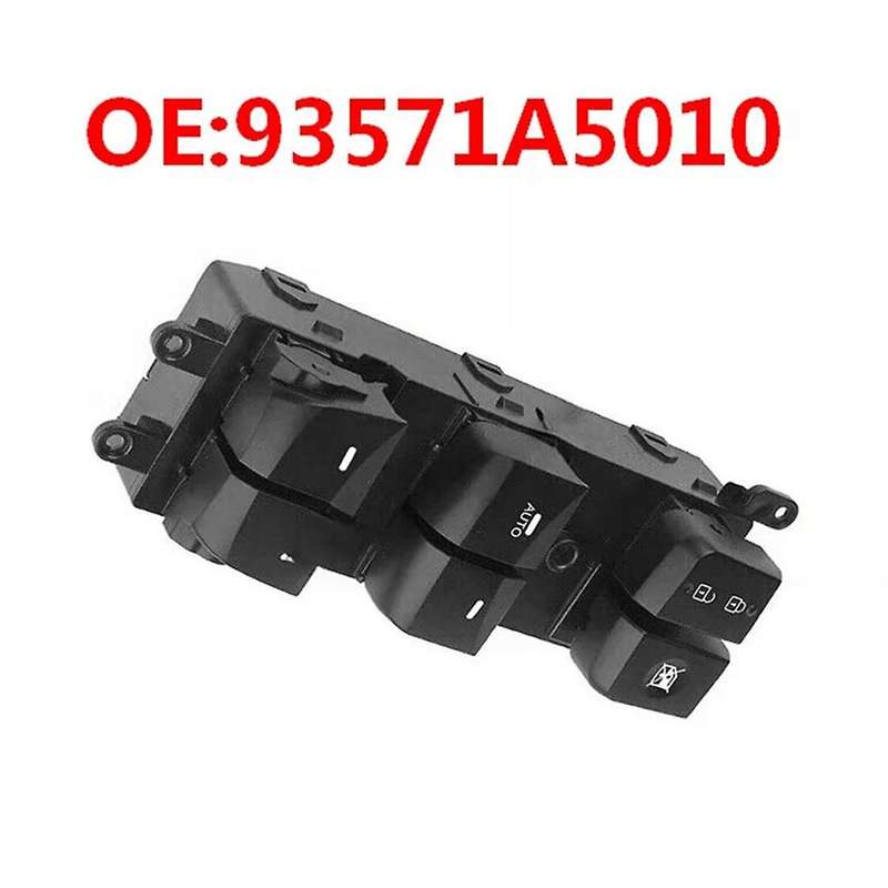 93571-A5010 Car Front Left DRIVER Door Window Switch 93571A5010 "AUTO" for GT 2013-2017