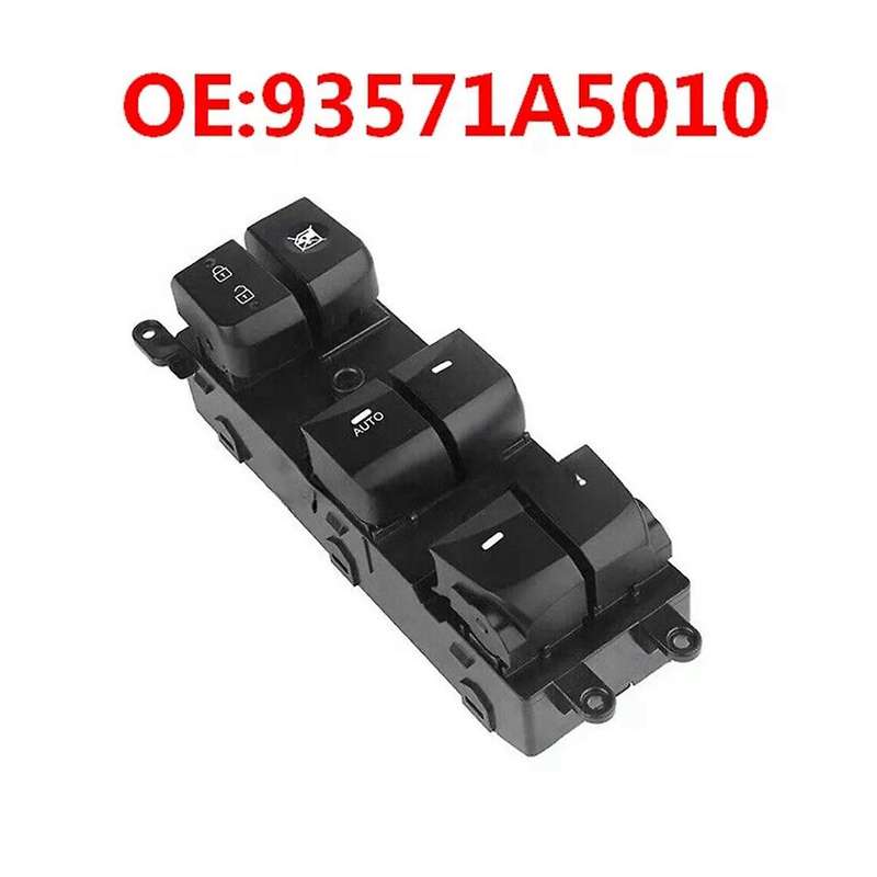 93571-A5010 Car Front Left DRIVER Door Window Switch 93571A5010 "AUTO" for GT 2013-2017