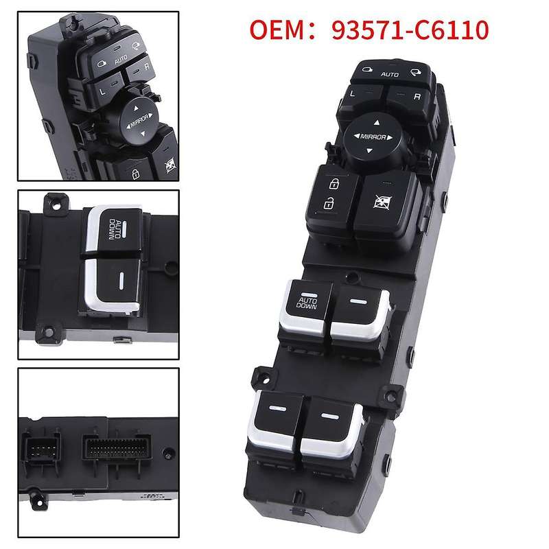93571-c6110 Car Driver Side Left Power Window Main Switch Auto Down for Sorento 2014-2018