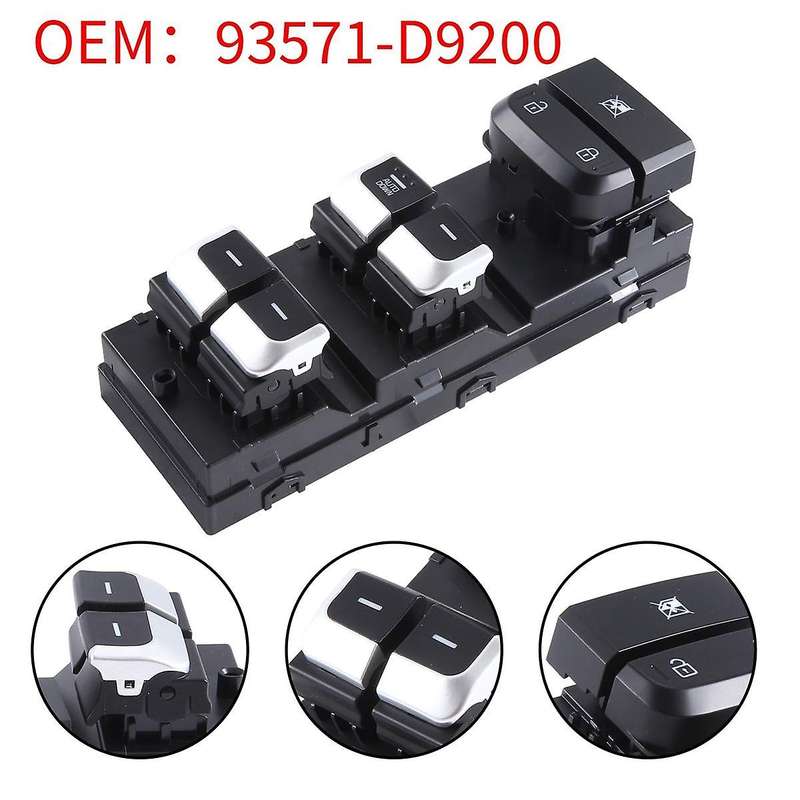 93571D9200 Car Front Driver Door Window Switch Autodown for 2017-2022 93571-D9200