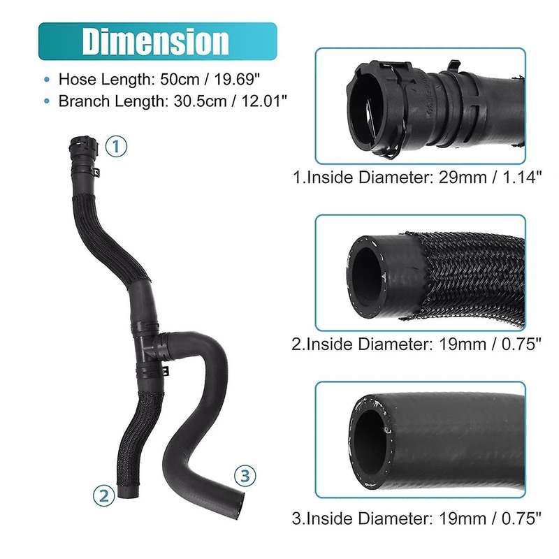 95039027 95971217 95971218 Car HVAC Outlet Heater Hose for 2011-2015