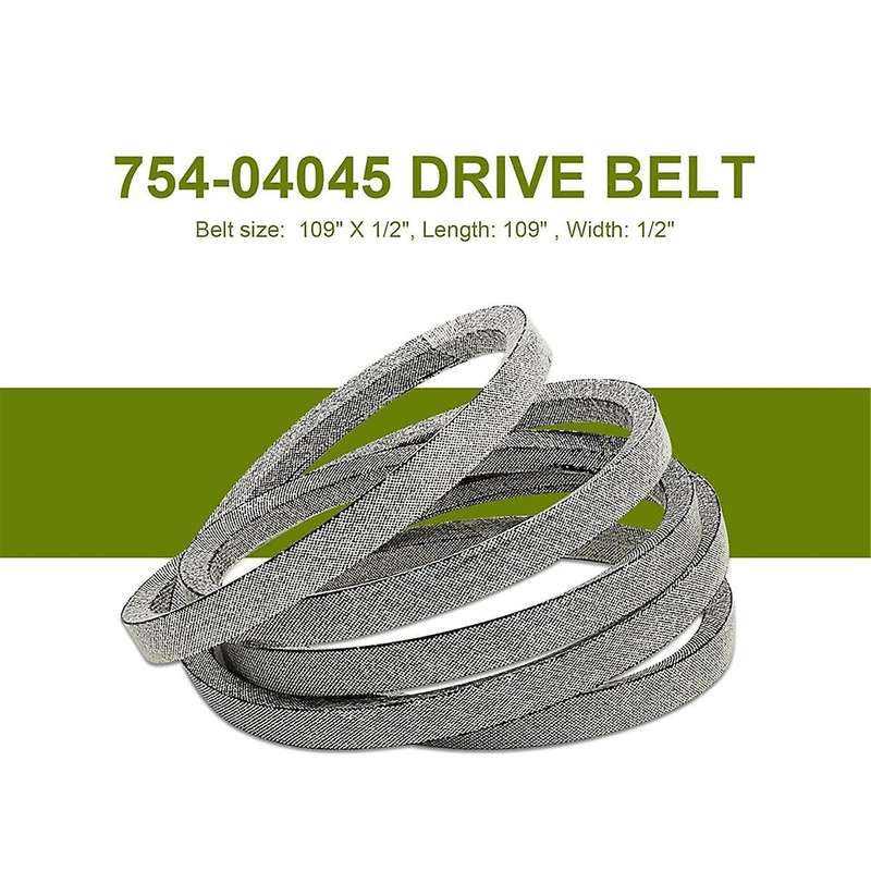 954-04045 754-04045 Lawn Mower Deck Belt 1/2 X 109 Inch Replacement for 954-04045 754-04045