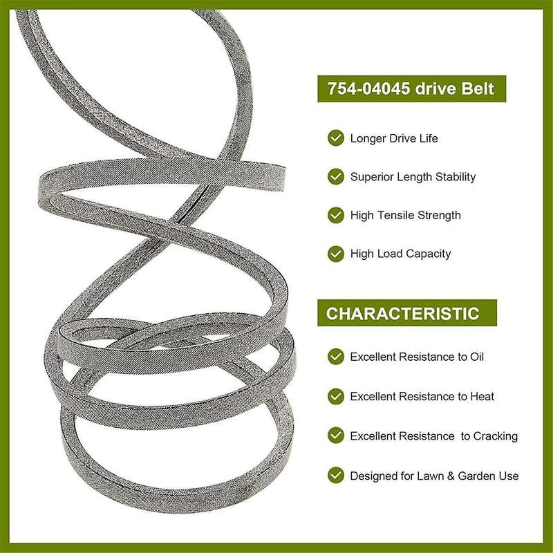 954-04045 754-04045 Lawn Mower Deck Belt 1/2 X 109 Inch Replacement for 954-04045 754-04045