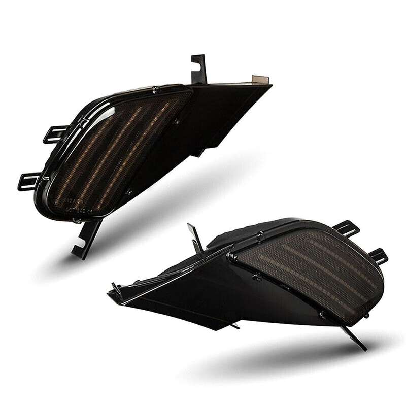 95563103310 95563103301 Dynamic LED Side Marker Lights Turn Signal Lamps for 955 2003-2006 Black