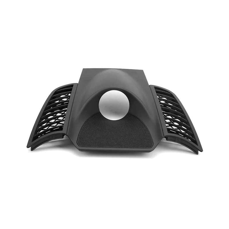 95855218901 Car Dash Clock Upper Cover Instrument Panel Trim Fit for 2011-2017, Black