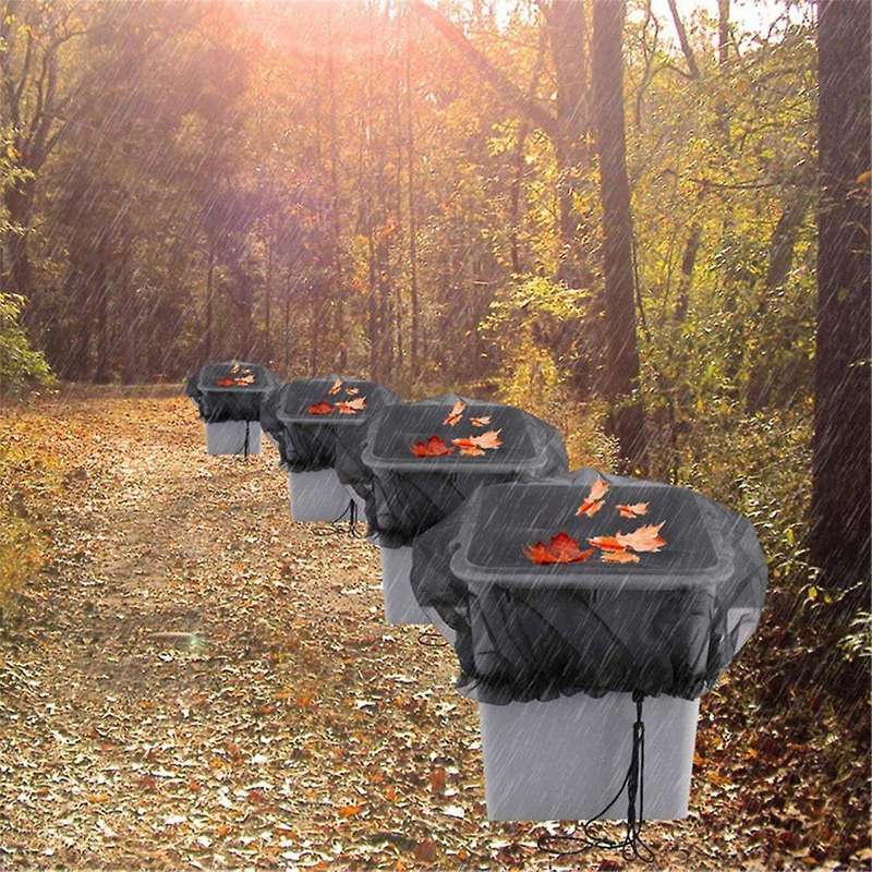 95cm Outdoor Garden Rain Barrel Mesh Cover Water Tank Protective Cover Filter Mesh Barrel Insect Ne