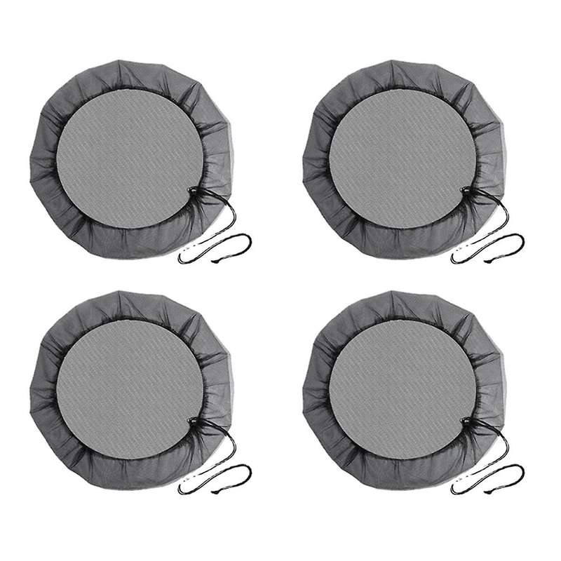 95cm Outdoor Garden Rain Barrel Mesh Cover Water Tank Protective Cover Filter Mesh Barrel Insect Ne