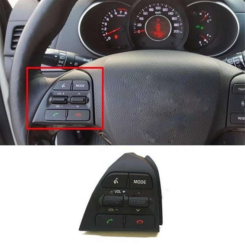 967001Y500 for PICANTO MORNING 2015 2016 2017 Cruise Control Volume Music Button and Wired Steering