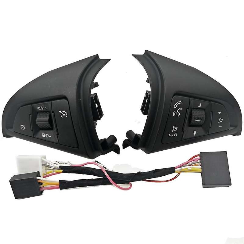 96892140 Left Speed Cruise Control Switch for Cruze 2009 -2014 Steering Wheel Button with Wire Harn
