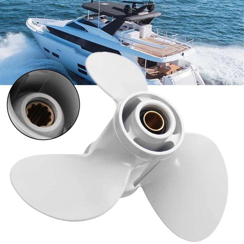 9-7/8 X 12 Marine Outboard Propeller for 20-30HP 664-45954-01-EL Aluminium Alloy Marine Propeller 10