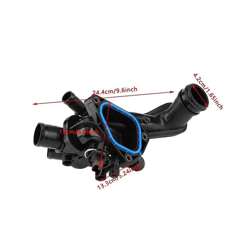 9810916980 Thermostat Housing for Mini C4 Ds3 R56 11537534521 Engine Coolant Thermostat