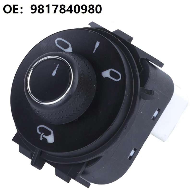 9817840980 Master Adjust Knob Mirror Switch Rear Mirror Button for C3 C4 Cactus DS3 DS7 Accessories