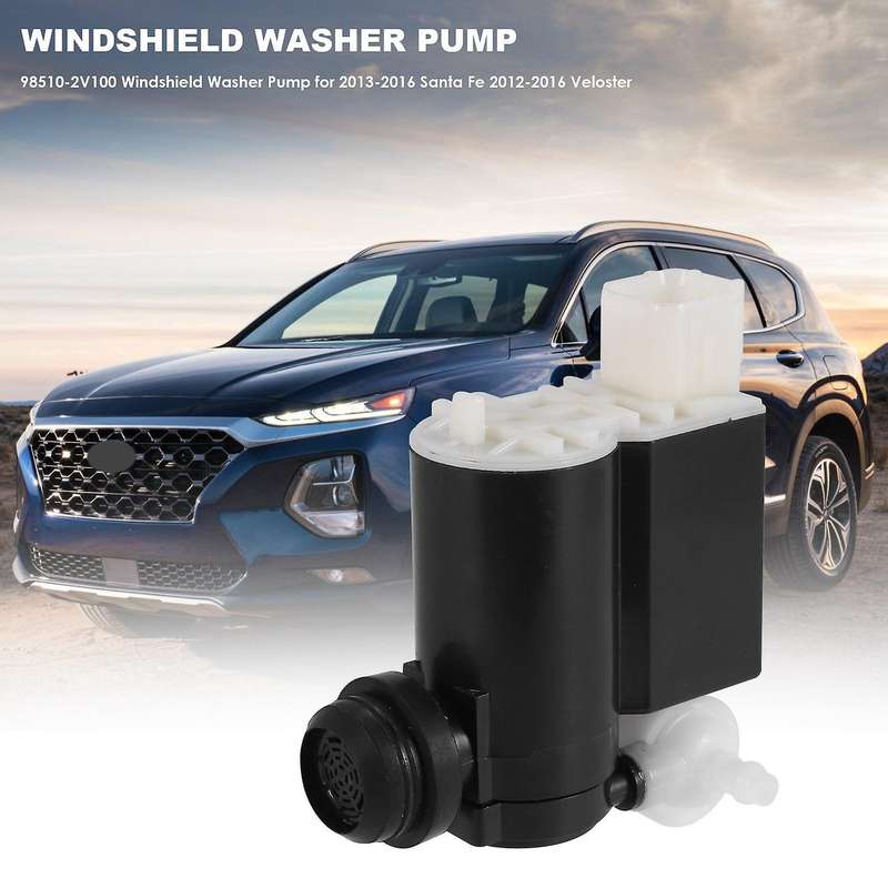 98510-2V100 Windshield Washer Pump for 2013-2016 2012-2016 Veloster Washer Fluid Pump
